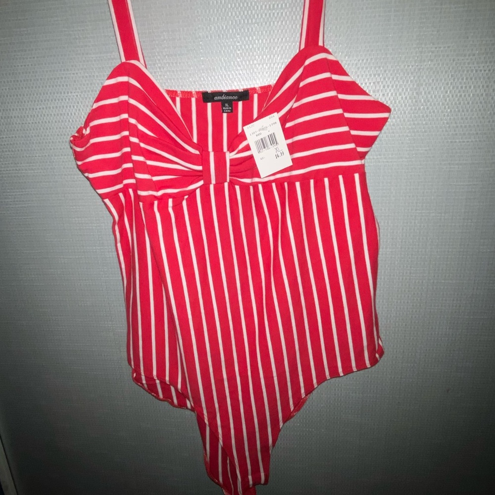 BNWT Red Bodysuit